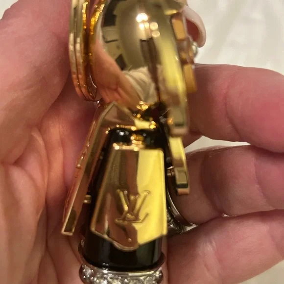 Gold and Black Vivi Keychain - Picture 3 of 4